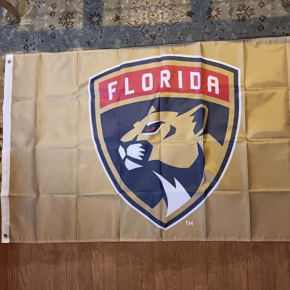 Florida Panthers NHL 3X5 Feet Flag Banner Pole or Wall Decor